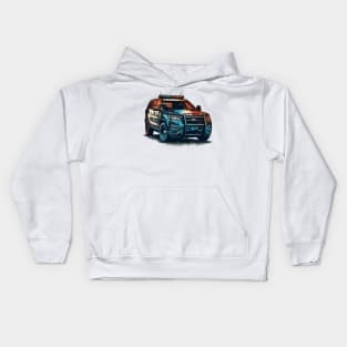 Police car Kids Hoodie